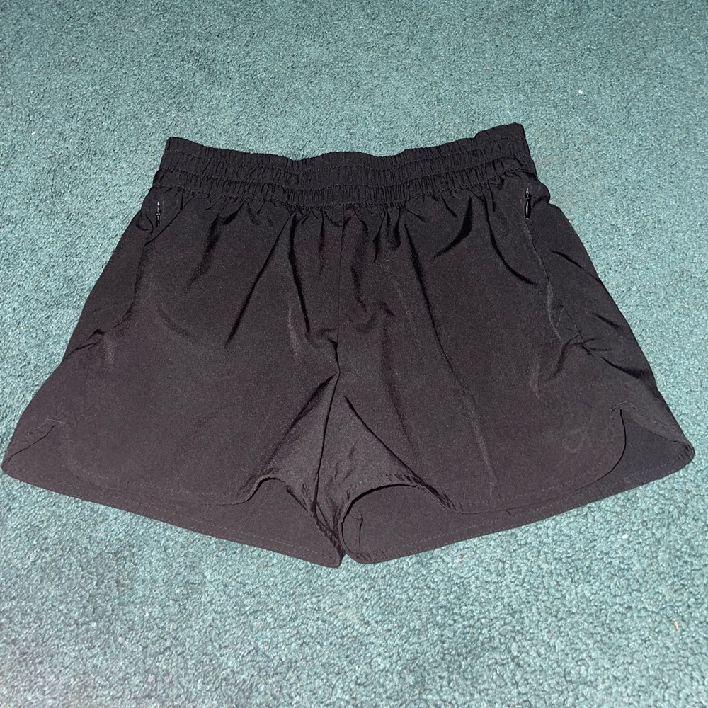 Black Girl's Athletic Shorts